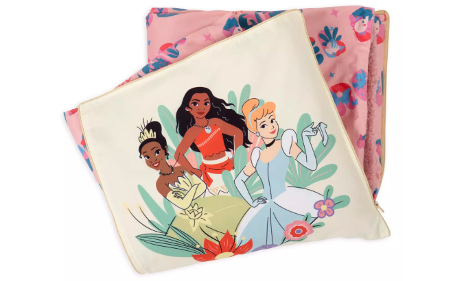 Disney Princess Blanket Pillow