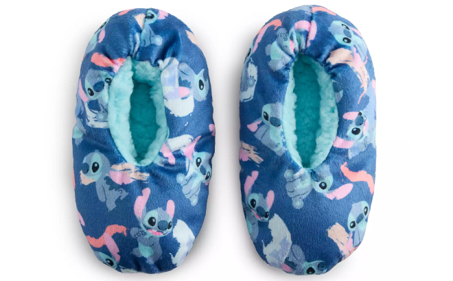 Disney Stitch Chillin Snuggle Toe Toddler Slippers