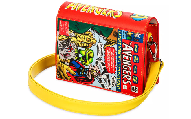 Disney The Avengers Comic Book Loungefly Crossbody Bag