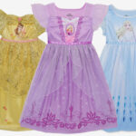 Disney Toddler Nightgowns Belle Rapunzel and Frozen