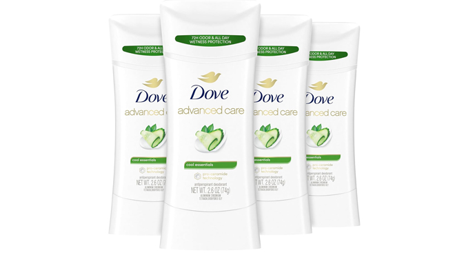 Dove Advance Care Deodorant Stick 4 ct