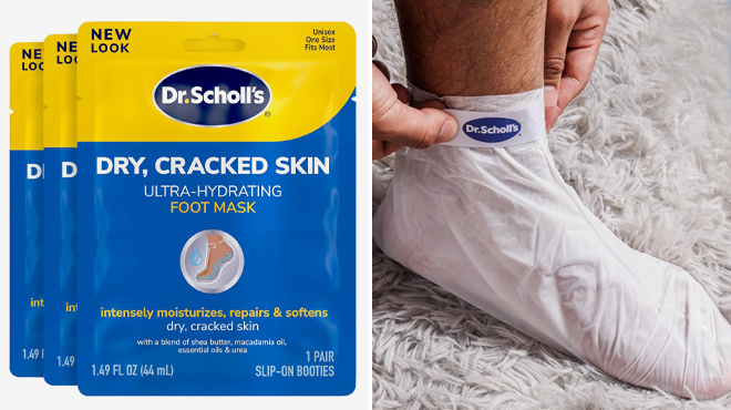 Dr Scholls Dry Foot Mask 3 Pack