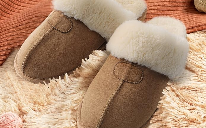 Dream Pairs Womens Indoor Fuzzy Slippers