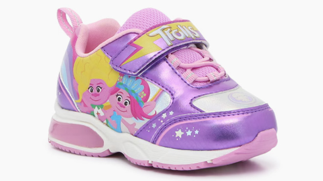 Dreamworks Trolls Rainbow Kids Light Up Sneakers