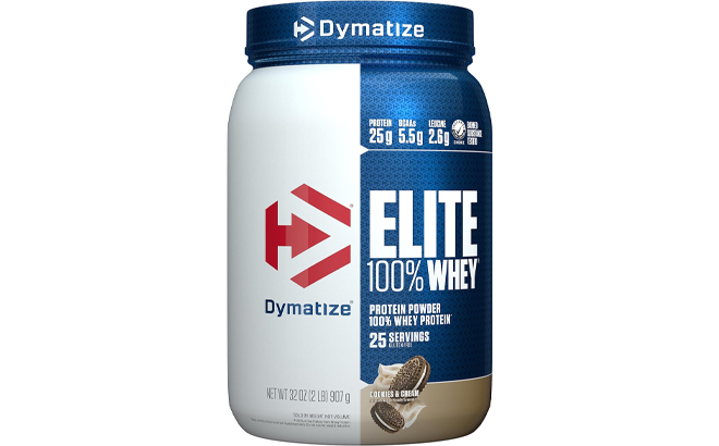 Dymatize 32 Oz Elite Whey Protein Powder