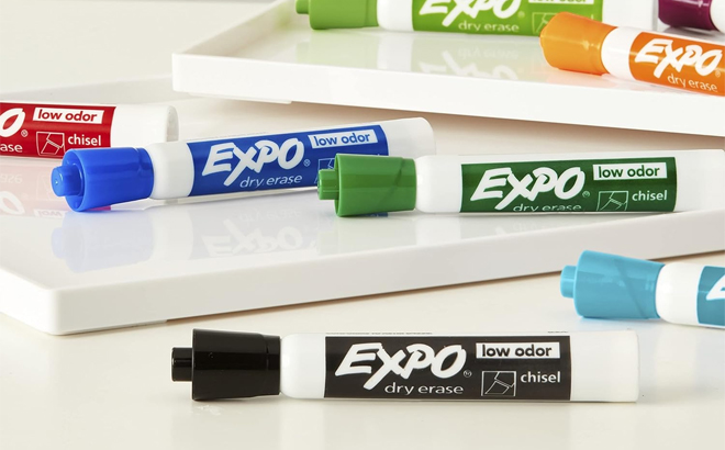 EXPO Low Odor Dry Erase Markers