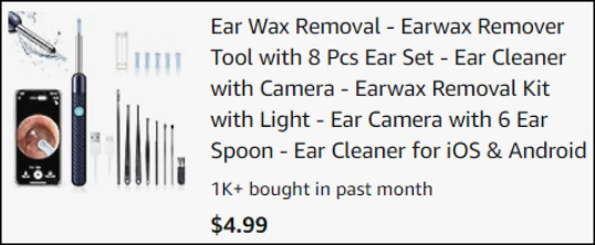 Ear Wax Removal Checkout