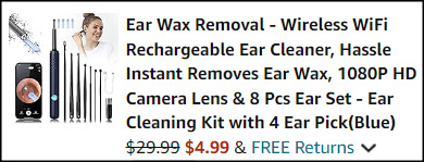 Ear Wax Removal Kit Checkout