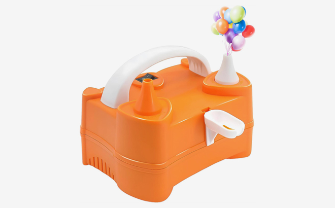 Electric Balloon Pump in Orange Color