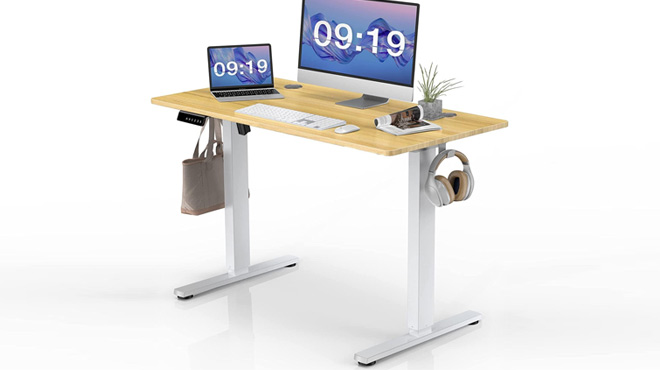 Electric Height Adjustable Computer Standing Desk