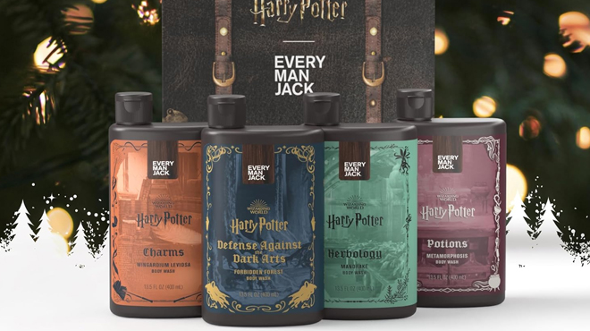 Every Man Jack Harry Potter Body Wash Gift Set