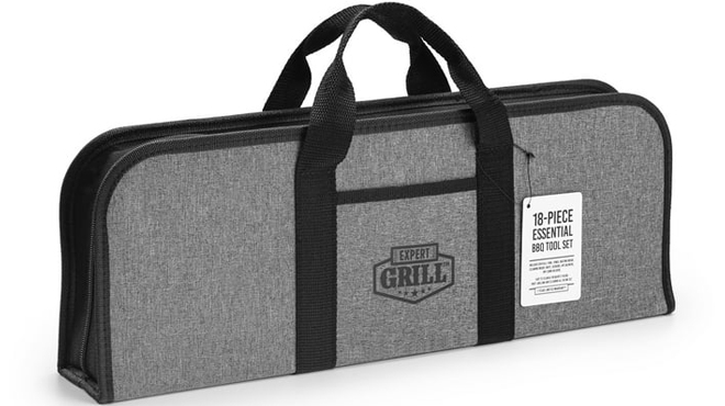 Expert Grill 18 Piece Grill Tool Set Bag