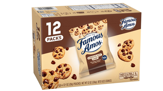 Famous Amos Classic Chocolate Chip Cookies 12 Pack