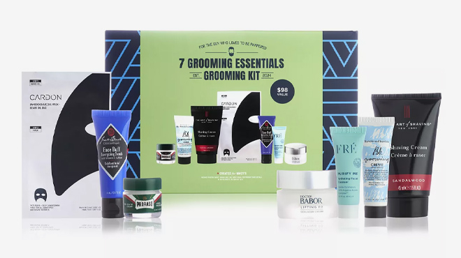 Fathers Day Grooming Essentials 7 Piece Set