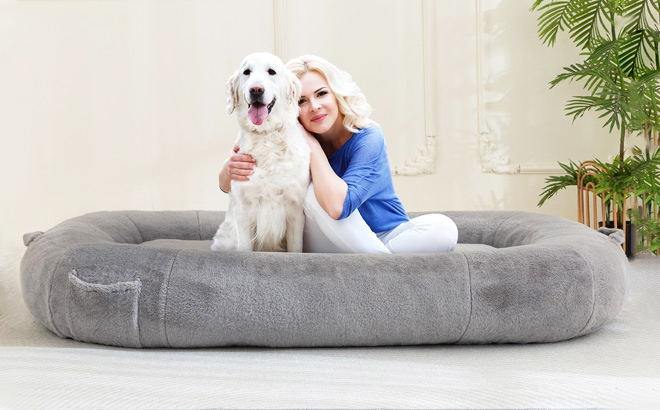 Faux Fur Giant Bean Bag Bed