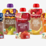 Five Happy Baby Food Pouches