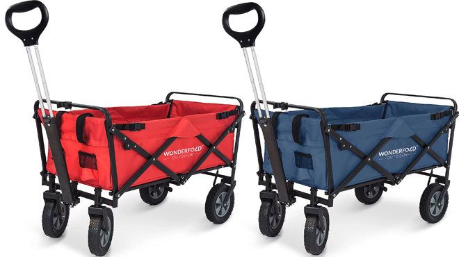 Foldable Wagon in Blue and Red