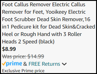 Foot Callus Remover Order Summary