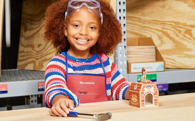 Free Fire Dog Bank Kids Workshop at Lowes