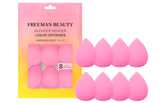 Freeman Blender Bender Makeup Sponge 8 Count Set