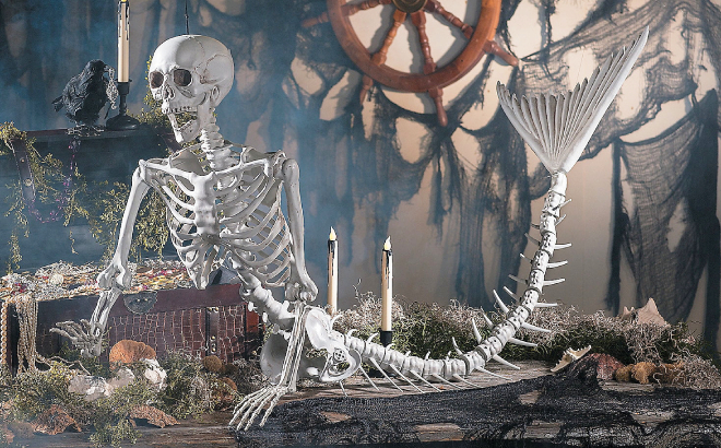 Fun Express Halloween Mermaid Skeleton