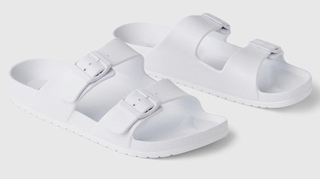 GAP Factory EVA Buckle Sandals in Optic White