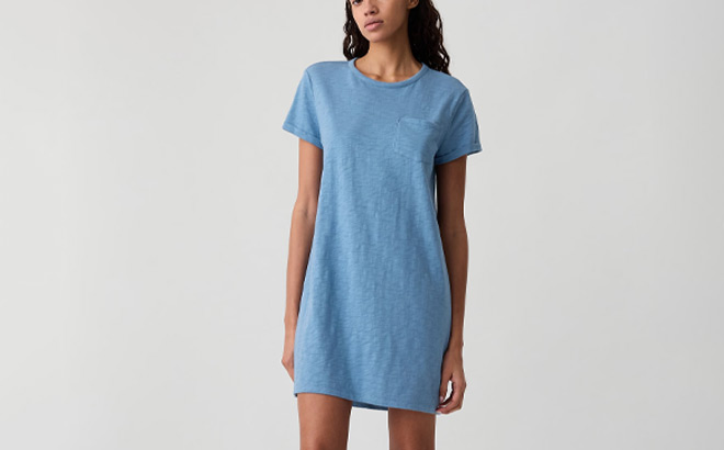 GAP Factory Pocket T Shirt Dress 1