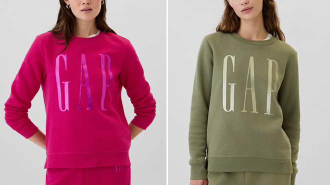 GAP Factory Relaxed Gap Logo Sweatshirt