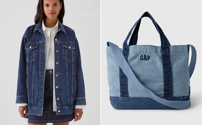 GAP Oversized Icon Denim Jacket