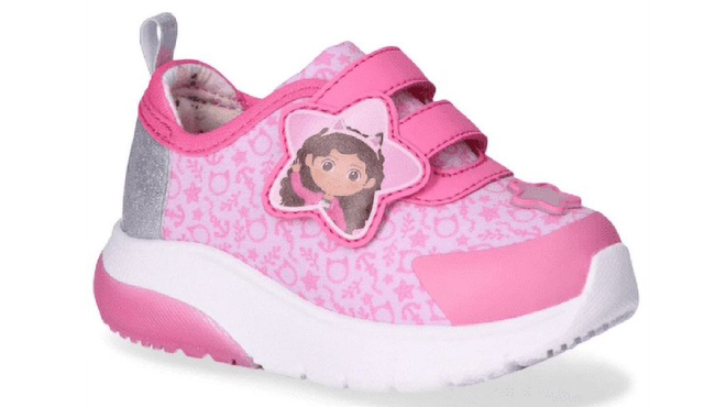 Gabbys Dollhouse Toddler Girls Light Up Athletic Shoes