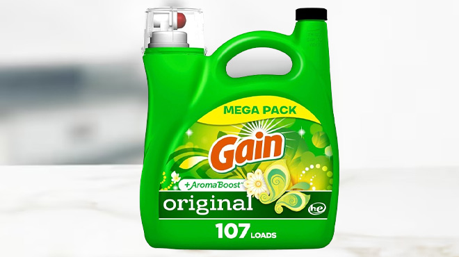 Gain + Aroma Boost 107 Loads Laundry Detergent in Original Scent