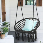 Garpans Hammock Macrame Swing Chair in Black