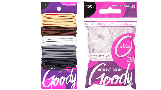 Goody Ouchless Elastic Hair Tie 50 Pack