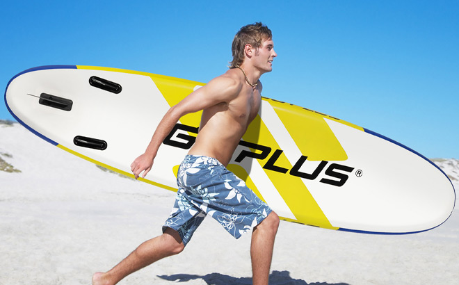 Goplus 11 Foot Inflatable Stand Up Paddle Board