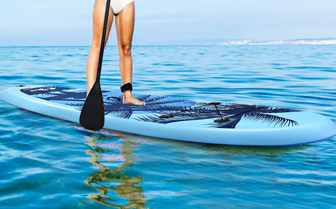 Goplus 9 8 Foot Inflatable Stand Up Paddle Board