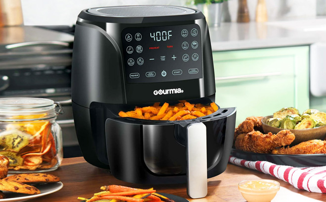 Gourmia 4 Qt Digital Air Fryer with Guided Cooking