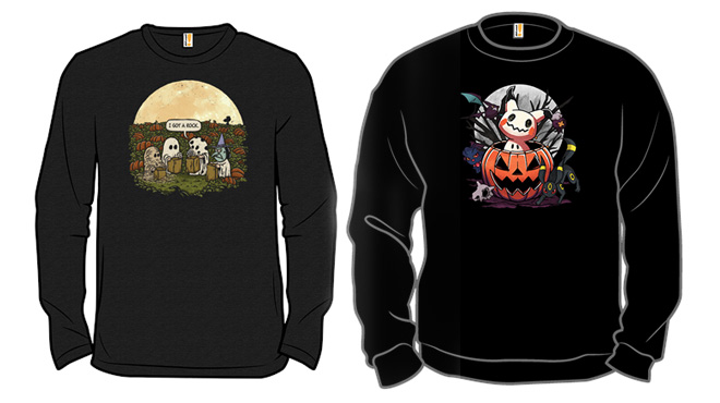 Graphic Long Sleeve Tee and Sweatshirt