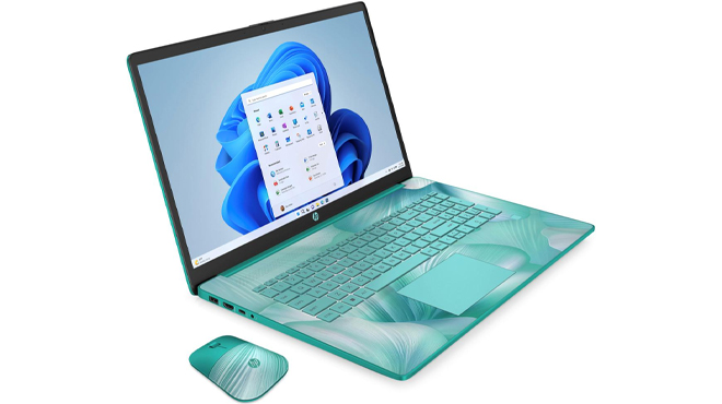 HP 17 3 Inch Laptop in Aquamarine Sky Color