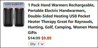 Hand Warmers Final Price