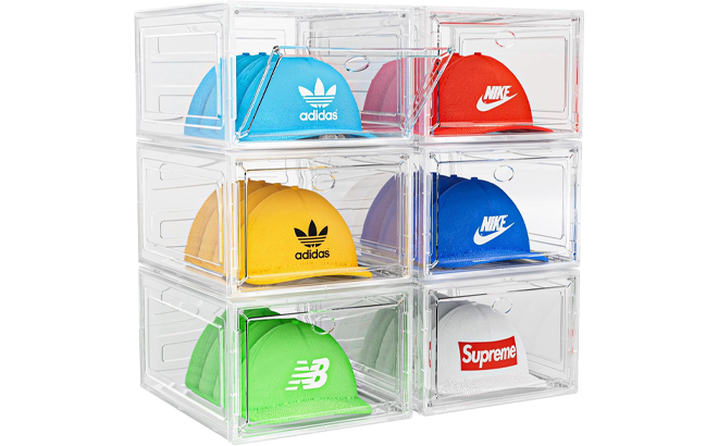 Hat Organizer Box 6 Pack