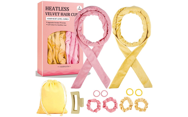 Heatless Overnight Curling Rod Set