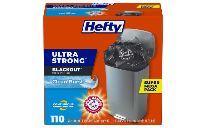 Hefty 110 Count Kitchen Trash Bags