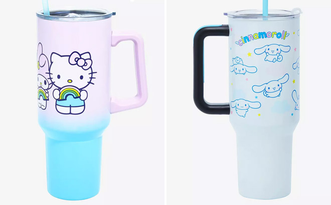 Hello Kitty And Friends Rainbow Ombre Tumbler Travel Cup