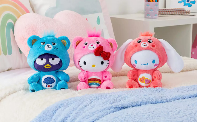 Hello Kitty Care Bears Cinnamoroll as Love A Lot Bear