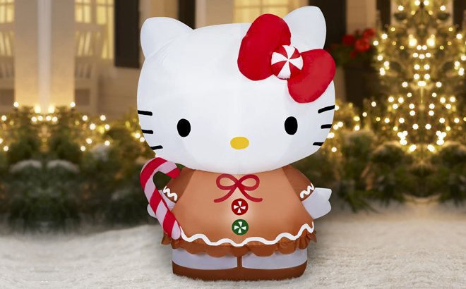 Hello Kitty Christmas Inflatables Yard Decoration