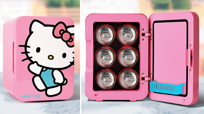 Hello Kitty Pink Mini Fridge