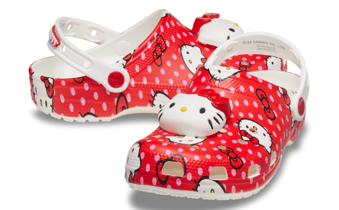 Hello Kitty Red Classic Clogs