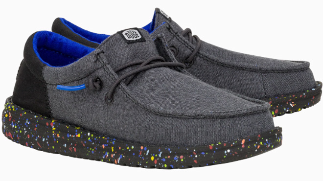 Hey Dude Kids Wally Funk Youth Splatter Shoes