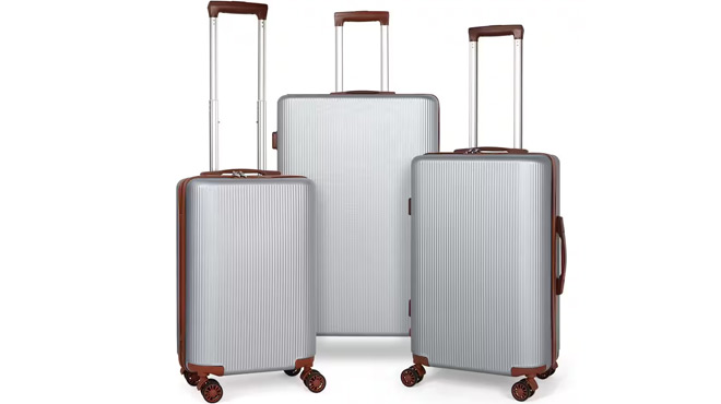 Hikolayae 3 Piece Myrtle Springs Nested Hardside Luggage Set