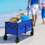 Homgava 140L Collapsible Folding Wagon Cart